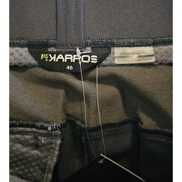 Karpos Pietena Pants Mens Size 46 US Small Gray Hiking Stretch Insulated